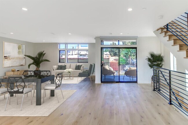 Living-Dining Room - Virtually Staged - 6701 W Eden Ter