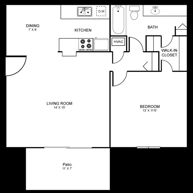 1BR/1BA - Sterling Park East