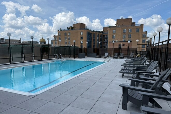 renovated pool area - 1420 N St NW