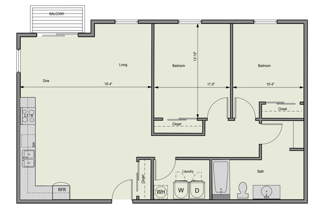 Floorplan - The Calypso at Samish Hill