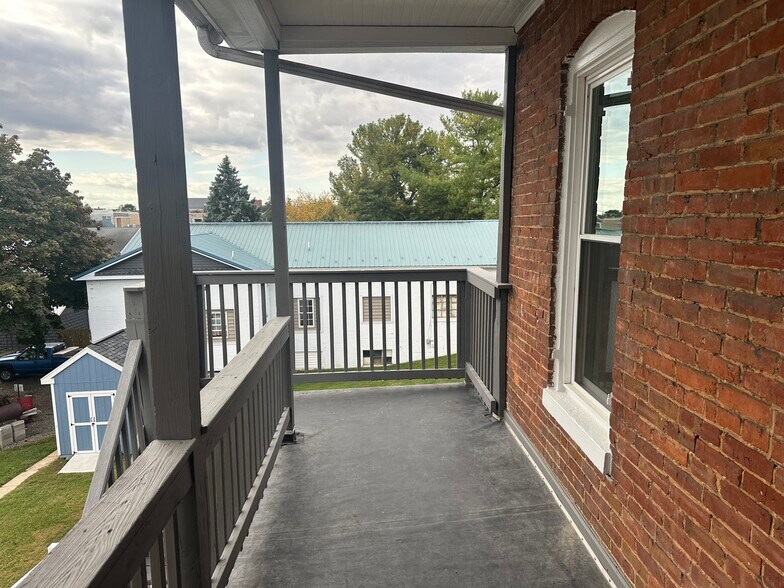Porch facing backyard - 18 W North St