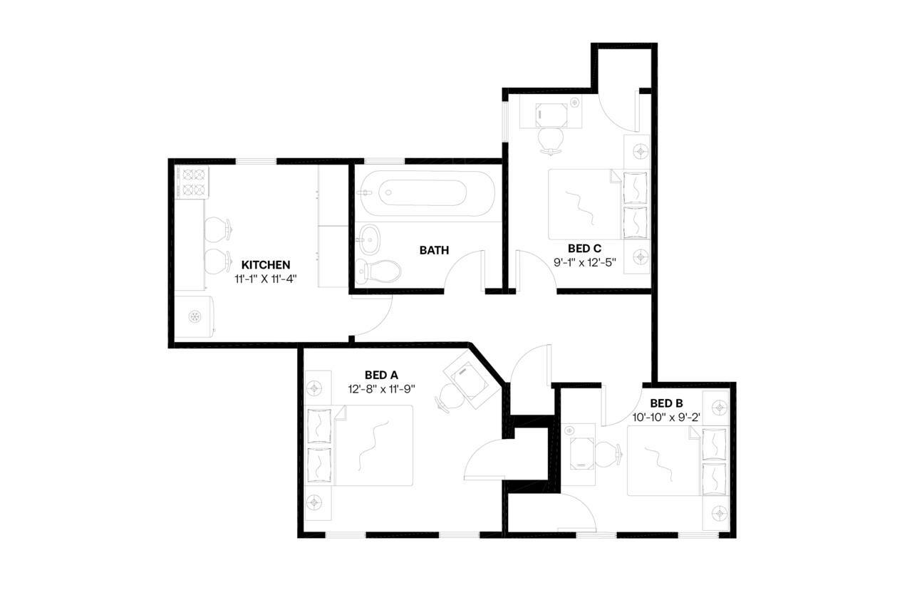 Building Photo - Room in Shared 3 bed/1 bath home
