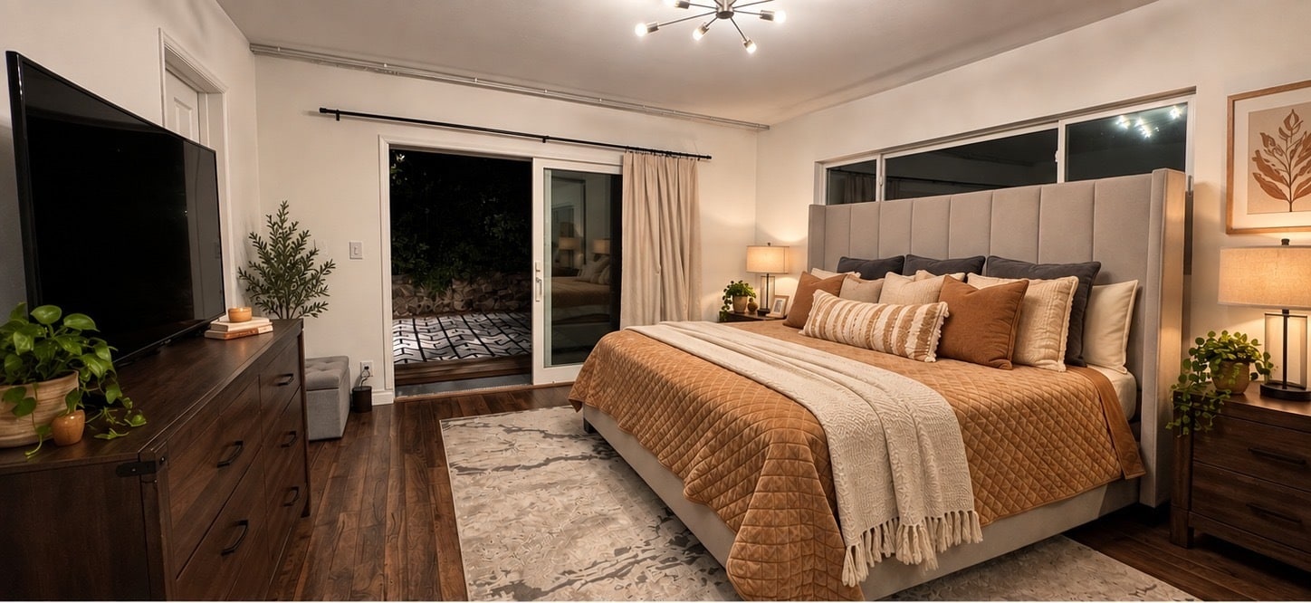 Master bedroom. - 22540 Cass Ave