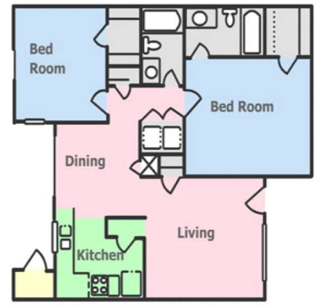 2BR/2BA - Thorntree