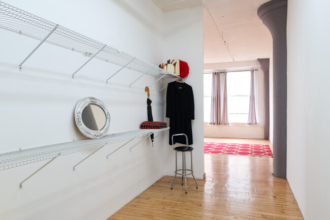 Walk Thru Closet - View From The Bathroom Thru to The Bedroom Area - 1709 Washington Ave