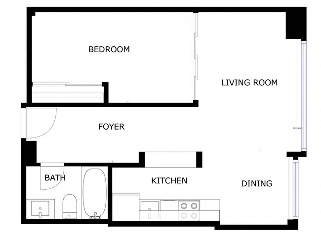 Floorplan - 2000 Broadway Street Apartments