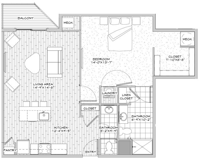 Jerome 208- 1bed - The Jerome