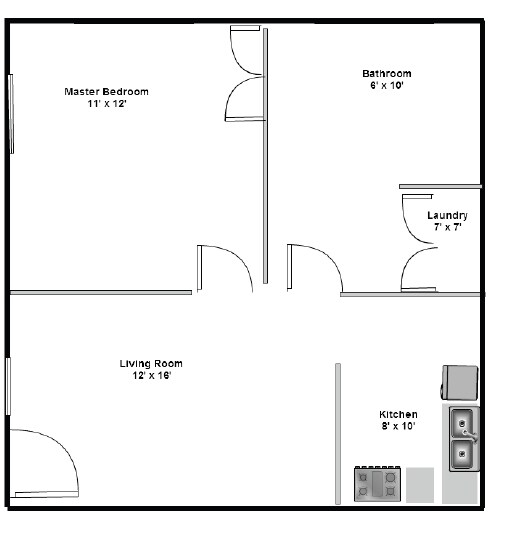 1BR/1BA - Smoketree