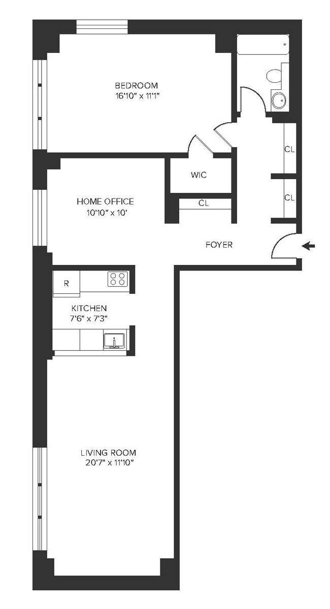 Floorplan - The Ellington