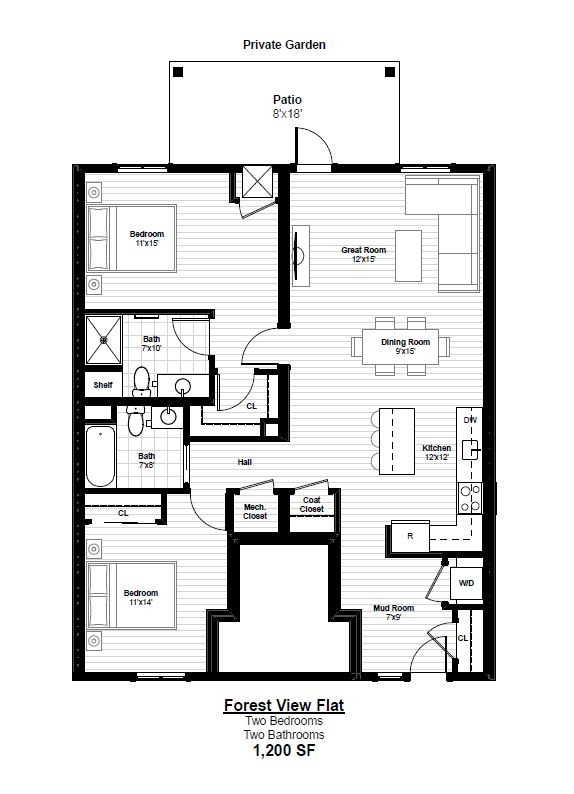 Floorplan - The Woods @ Bayview