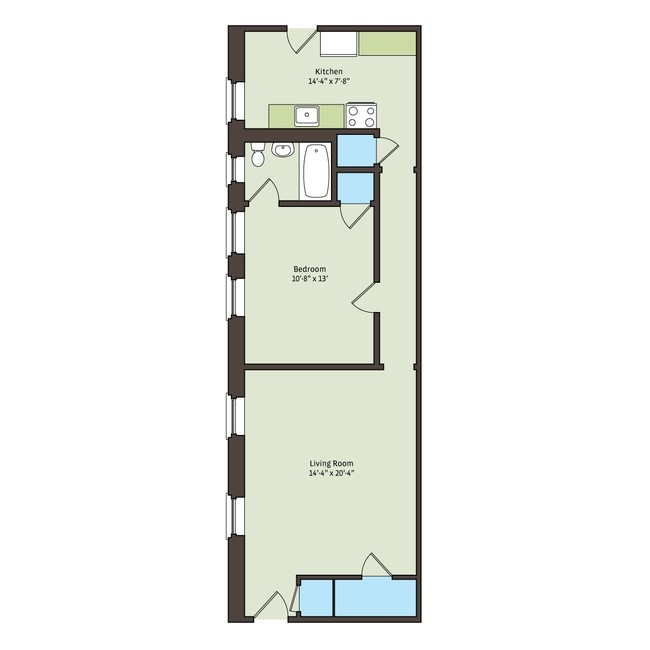 Floorplan - 5325 S. Hyde Park Boulevard