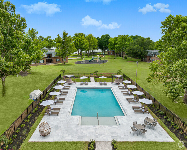 Aerial View Swimming Pool / Playground - Avalyn West