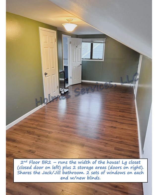 Upper BR 2 - very large - runs the width of house, - 619 S Gainsborough Ave