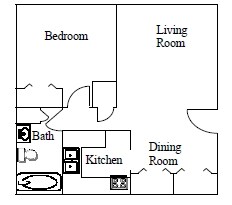 1BR/1BA - Ogemaw Hills Apartments