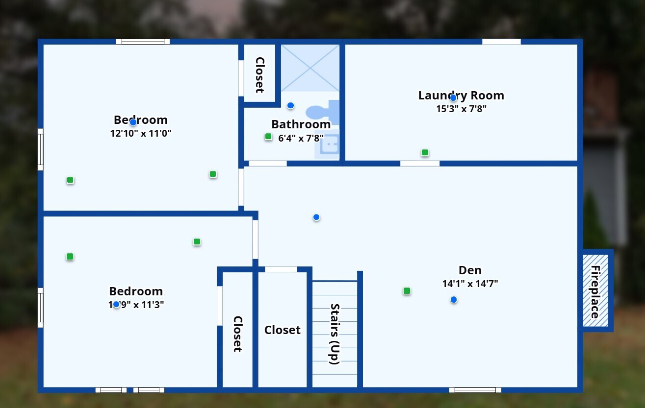 floor plan lower - 8435 Othello Pl