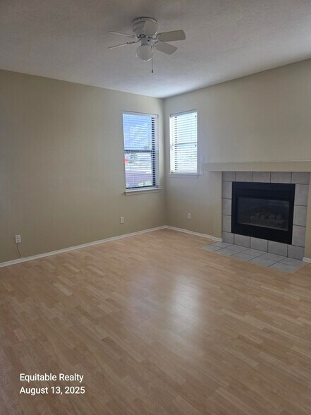 Primary bedroom with fireplace - 2127 Globe Willow Ave NE