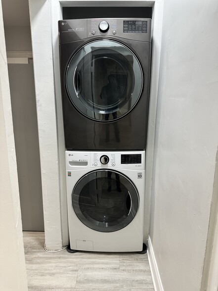 Modern Washer/Dryer in unit - 249 Central Park