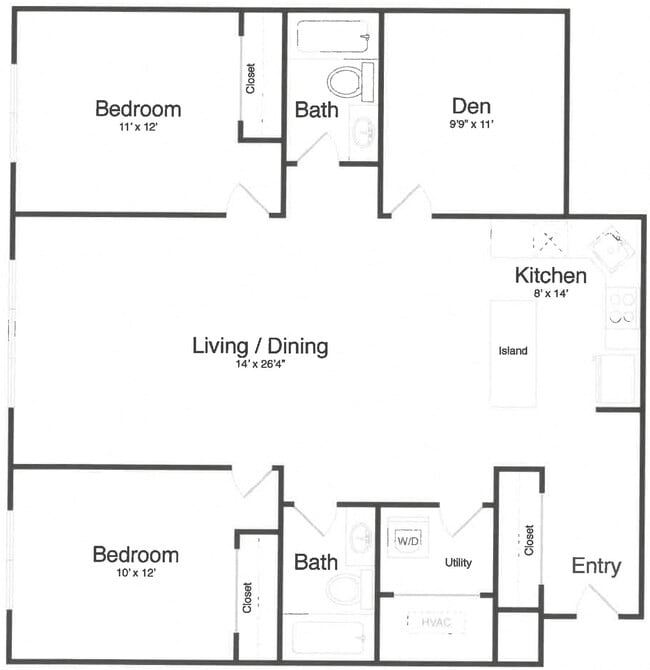 Floorplan - Courtyard at Jefferson