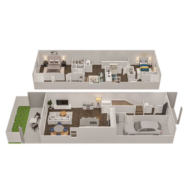 Floorplan - Kensington Place Townhomes