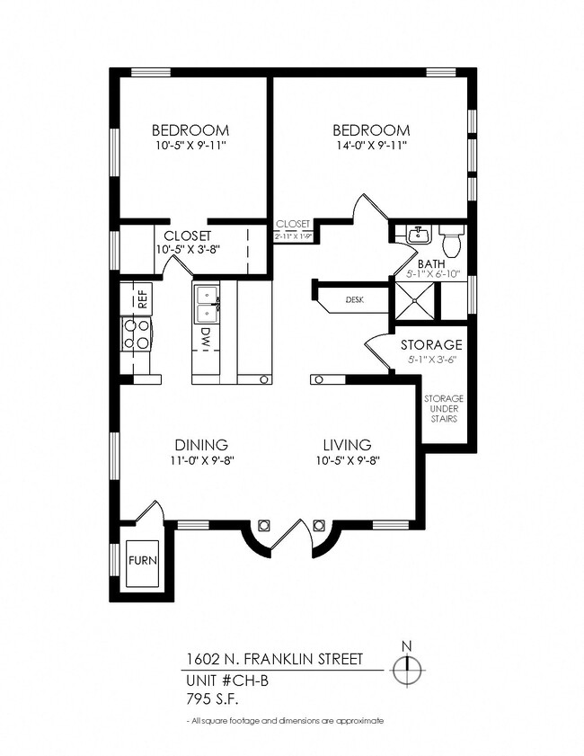 Floorplan - 1602 Franklin