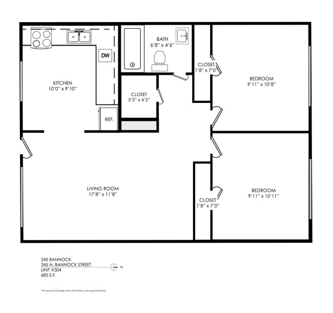Floorplan - 245 Bannock