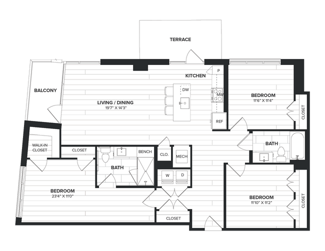 Floorplan - The Milton
