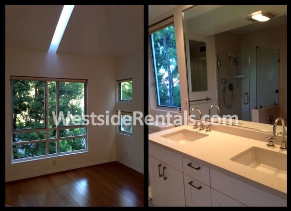 Master Bedroom and Bathroom, with skylight - 1011 Pacific St