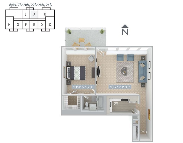 Floorplan - Avalon at Prudential Center