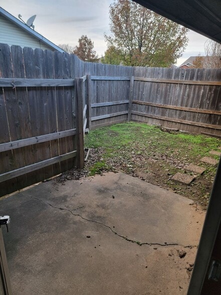 fenced in back patio - 1801 SW 2nd St