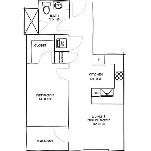 Floorplan - Indigo Apartments