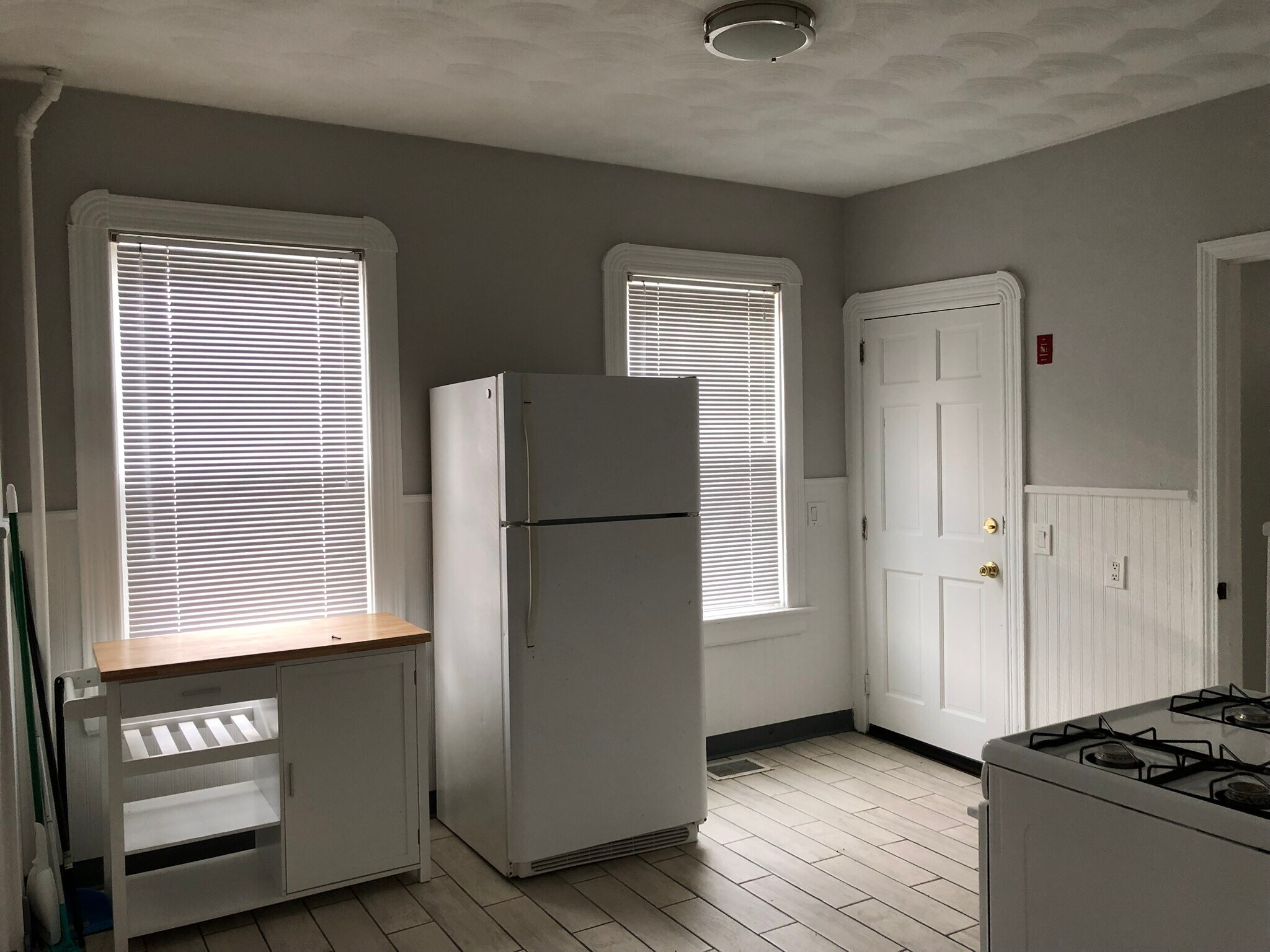 Kitchen, Rear Entrance - 22 Woonasquatucket Ave