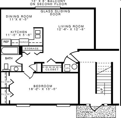 1BR/1BA - Knoll Ridge Townhomes & Apartments