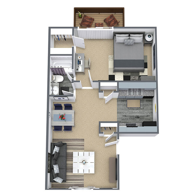 Floorplan - Cedar Creek Apartment Homes