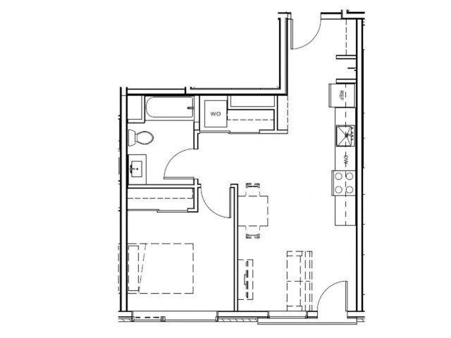 1 Bed 1 Bath 602 - Homeroom Apartments