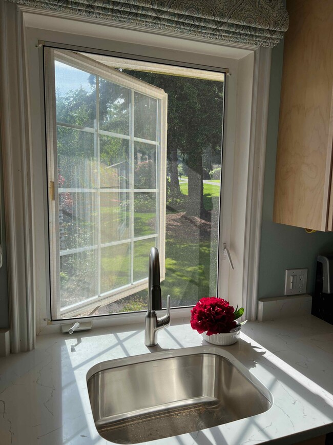 sweet kitchen view, too - 217 Middlefield Rd