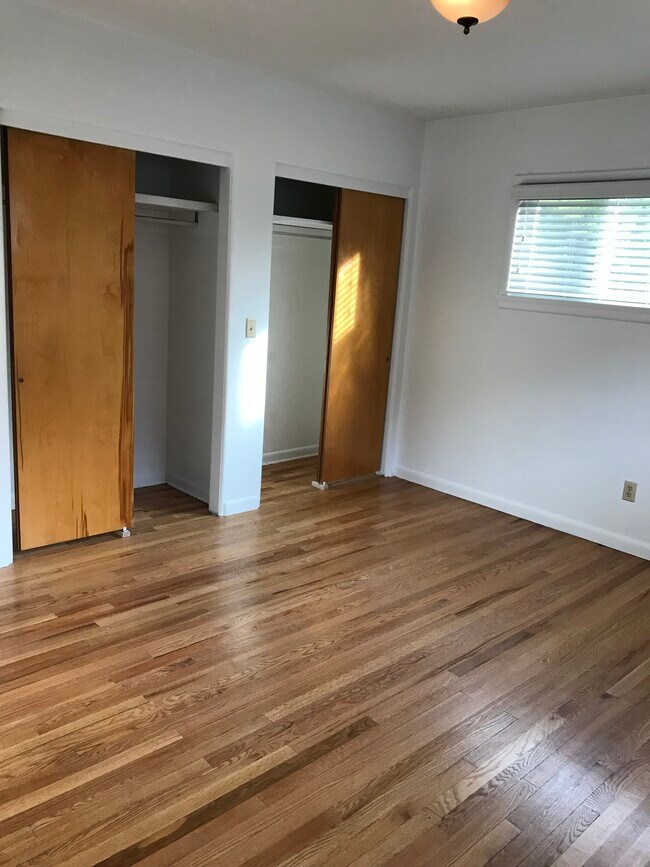 Master bedroom with his and hers closets - 1202 9th St W