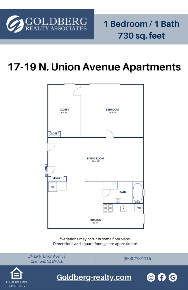 Floorplan - 17-19 N. Union Avenue