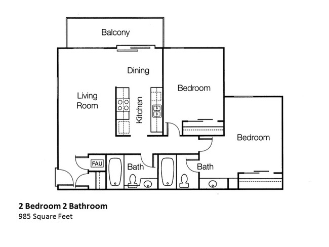 Floorplan - Monte Vista Apartment Homes