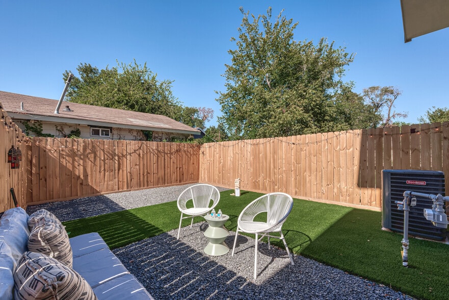 Turfed backyard - 2105 Sam Wilson St