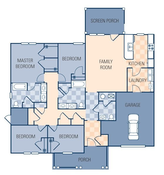 Floorplan - NCBC Gulfport Homes