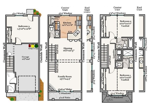 3BR/2.5BA - Menlo Gardens Apartments
