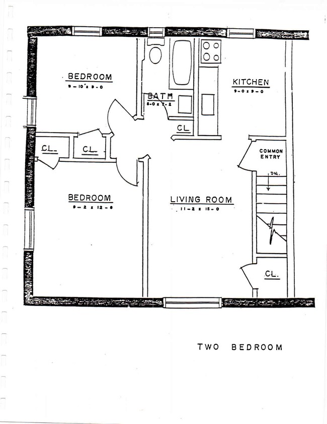 Typical sketch - 1517 Saint George Ave