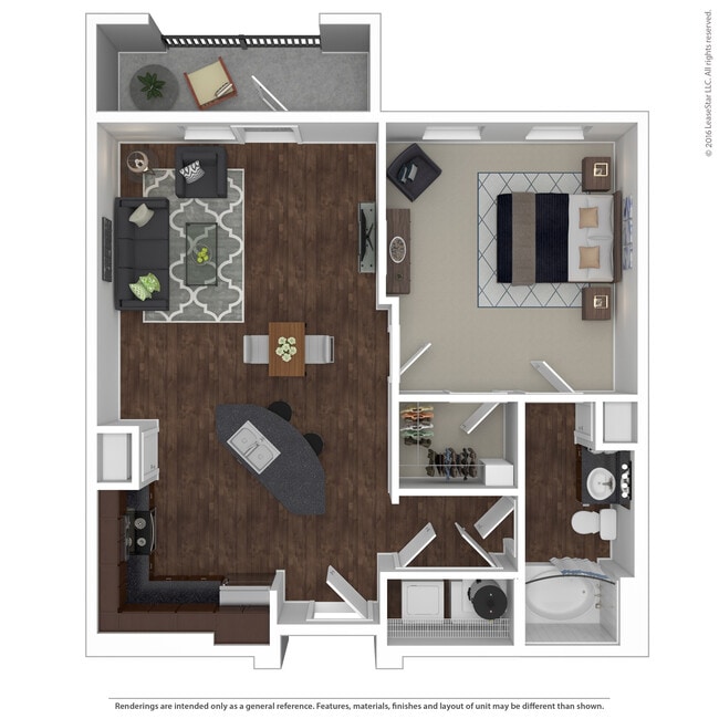 A2 Floor Plan - Anatole at City View