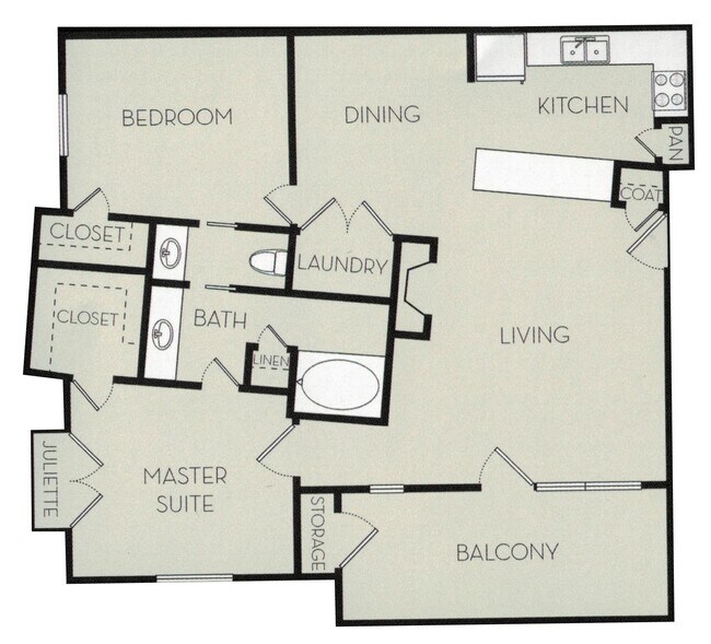 Floorplan - Pavilion Apartments at Inwood Village