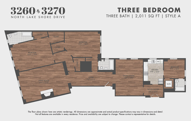 Floorplan - 3260-70 N Lake Shore Drive