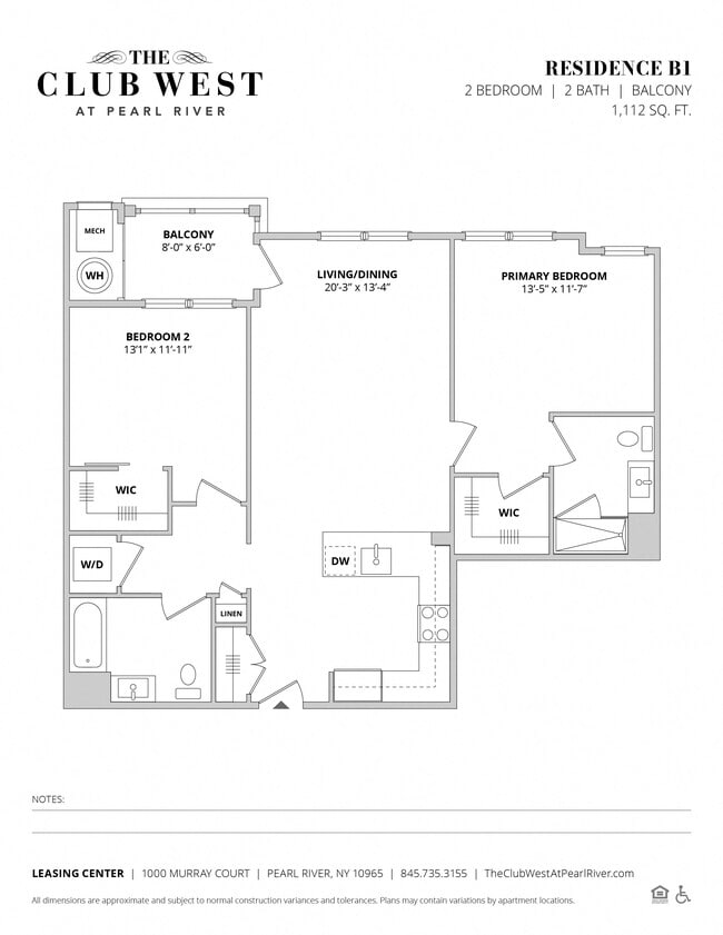 Floorplan - The Club West at Pearl River