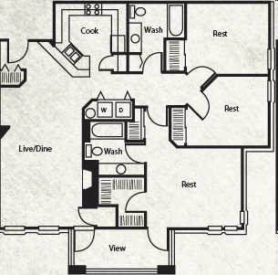 3BR/2BA - Trail Walk Apartments
