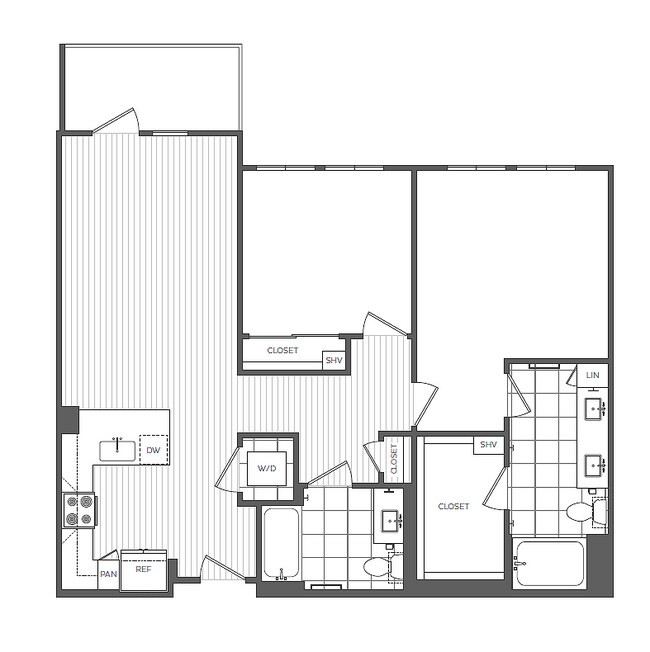 2bd / 2ba - The Overlook at Walnut Creek