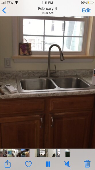 Stainless sink pot washer faucet - 37 Bernard St