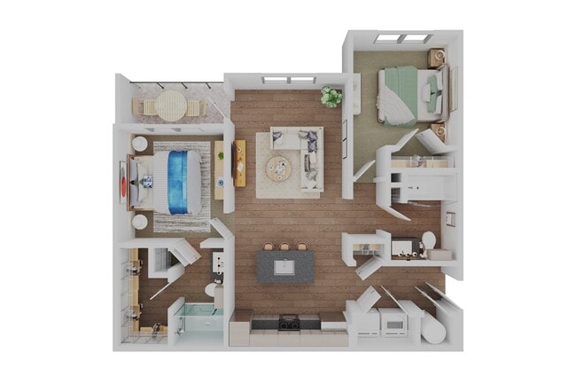 Floorplan - The Garrison Luxury Apartments